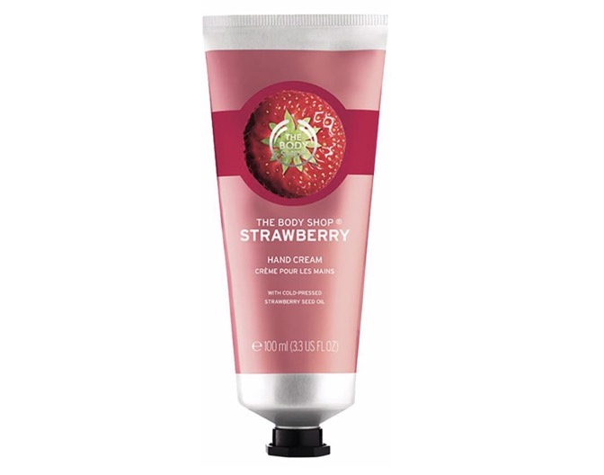 6. แฮนด์ครีม ยี่ห้อ The Body Shop Strawberry Hand Cream
