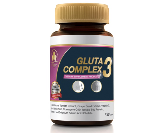 7. ยี่ห้อ Clover Plus Gluta Complex 3