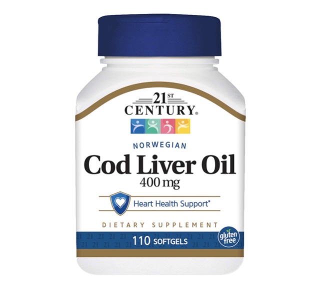 7. ยี่ห้อ 21st Century Cod Liver Oil