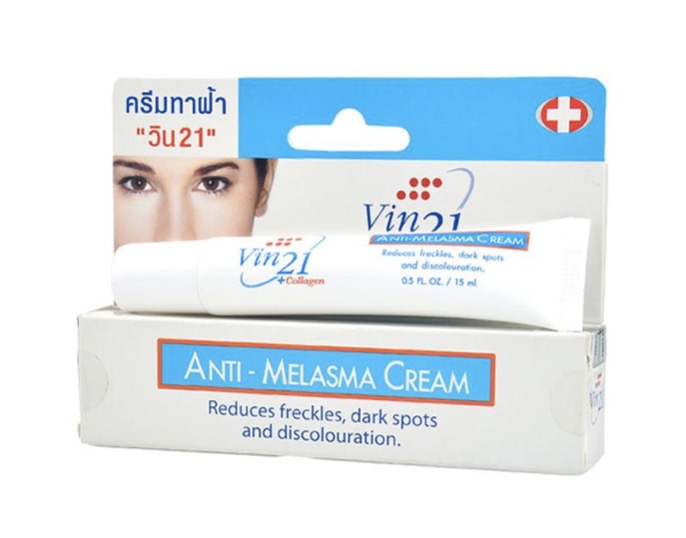 9. ครีมแก้ฝ้า ยี่ห้อ Vin21 Anti Melasma Cream