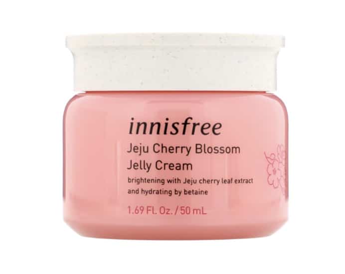 6. ครีมกลางวันเกาหลี ยี่ห้อ Innisfree Jeju Cherry Blossom Jelly Cream
