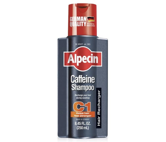 1. แชมพูลดผมร่วง ยี่ห้อ Alpecin Caffeine Shampoo C1