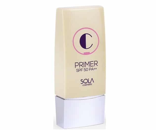 4. ไพรเมอร์เกาหลี ยี่ห้อ SOLA C PRIMER SPF50 PA++
