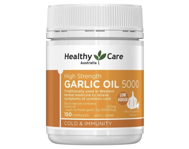 5. ยี่ห้อ Healthy Care Garlic Oil