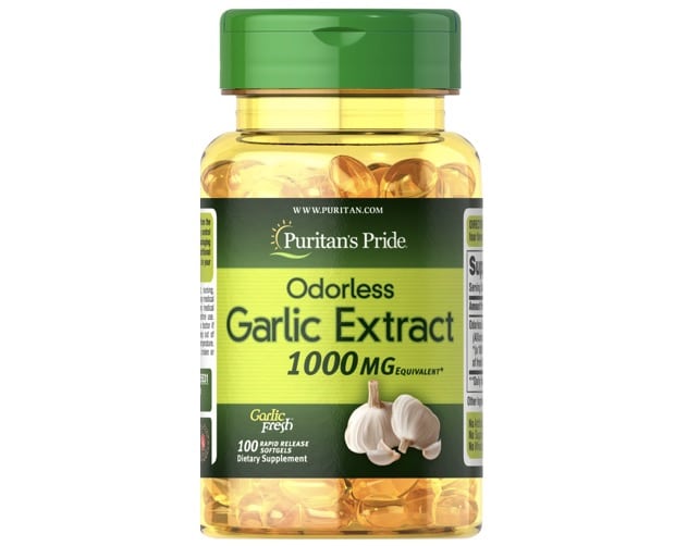 8. กระเทียมสกัด ยี่ห้อ Puritan's Pride Garlic Extract