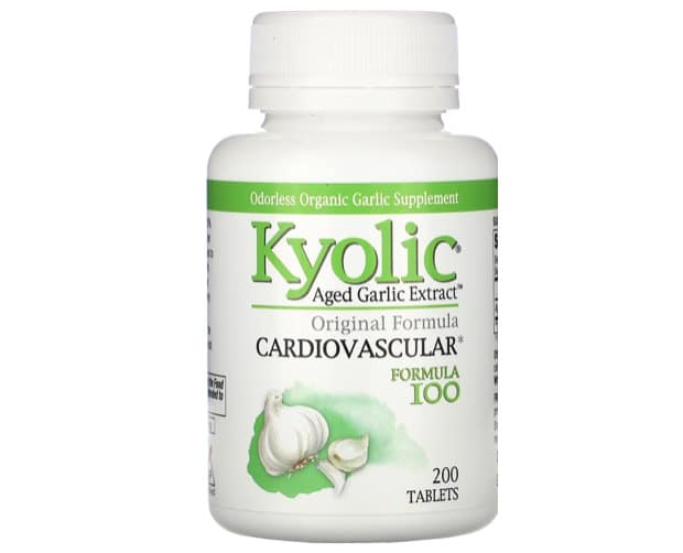 10. กระเทียมสกัด ยี่ห้อ Kyolic Garlic Extract Cardiovascular Formula