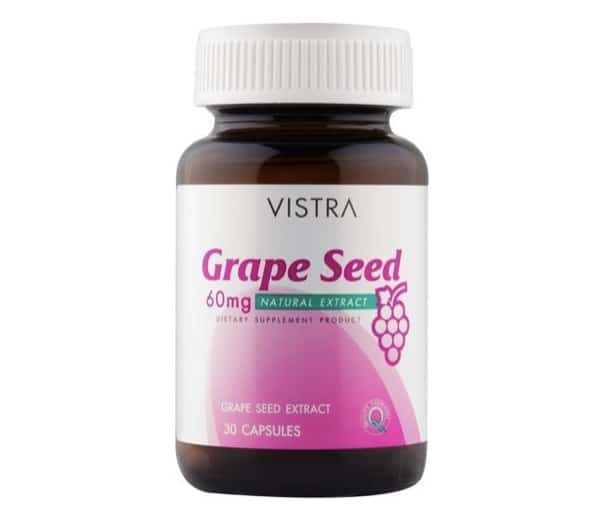 9. ยี่ห้อ Vistra Grape seed