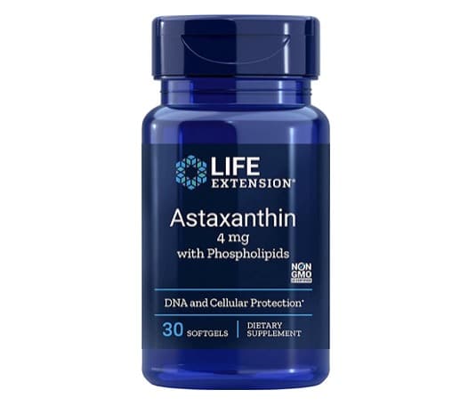 6. อาหารเสริมสาหร่ายแดง ยี่ห้อ Life Extension Astaxanthin