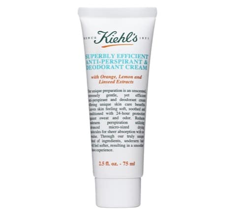 1. ครีมรักแร้ขาว ยี่ห้อ Kiehl's Superbly Efficient Anti Perspirant & Deodorant Cream