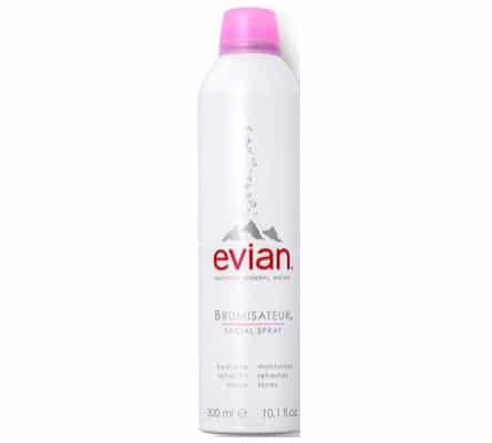 6. น้ําแร่ฉีดหน้า ยี่ห้อ Evian Natural Mineral Brumisateur Facial Spray