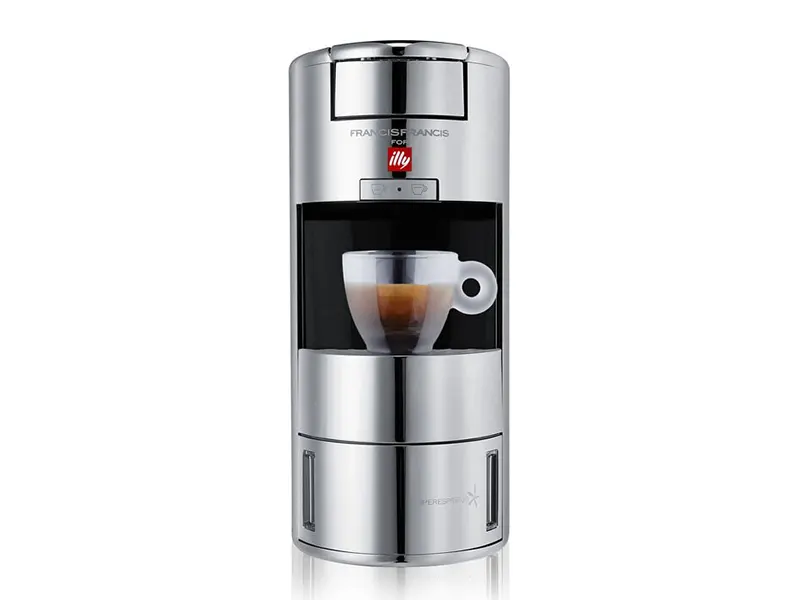 illy x9 iperespresso chrome espresso capsule machine