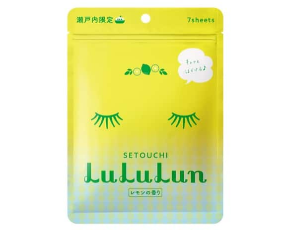 10. มาร์คหน้าสิว ยี่ห้อ LuLuLun Face Mask Lemon Setouchi