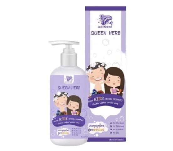 4. ยี่ห้อ Queen Herb Hair KIDS Herbal Shampoo