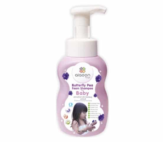7. ยี่ห้อ aiaoon Butterfly Pea Foam Shampoo for Baby