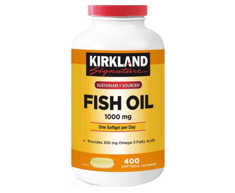 1. ยี่ห้อ KIRKLAND Signature fish oil