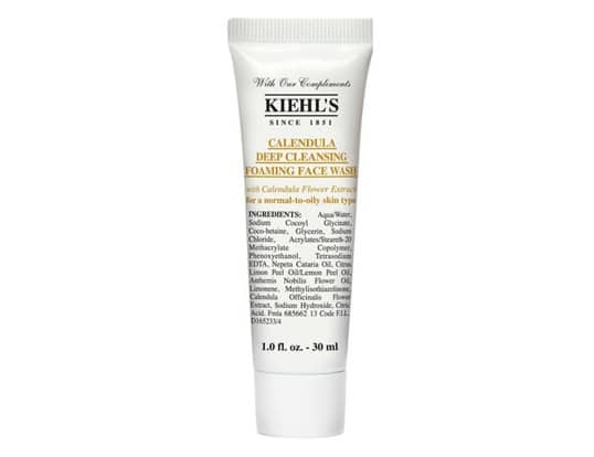 8. Kiehl's Calendula Deep Cleansing Foaming Face Wash