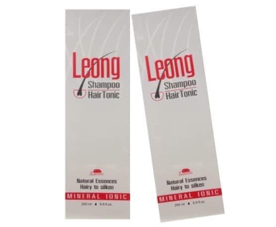 2. แชมพู ลดผมมัน ยี่ห้อ Leong Shampoo Hair Tonic