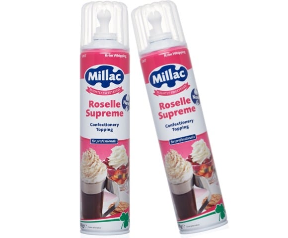 5. ยี่ห้อ Millac Roselle Aerosol Whipping Cream
