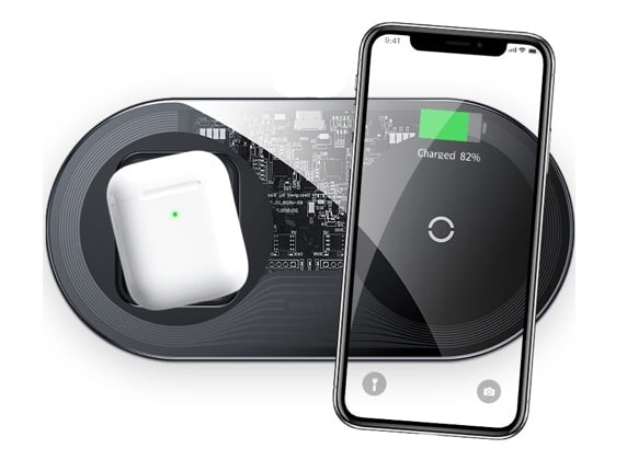 Baseus Simple 2in1 Wireless Charger Turbo Edition