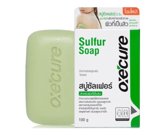 6. ยี่ห้อ Oxecure Sulfur Soap