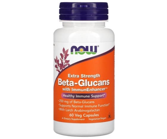 6. ยี่ห้อ Now Foods Beta Glucans Extra Strength