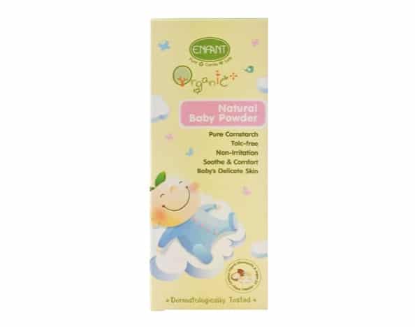 6. ยี่ห้อ Enfant Organic Plus Natural Baby Powder