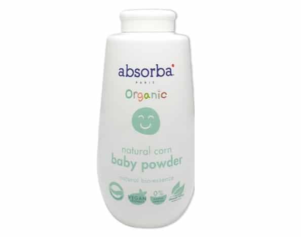4. ยี่ห้อ absorba Organic Natural Corn Baby Powder
