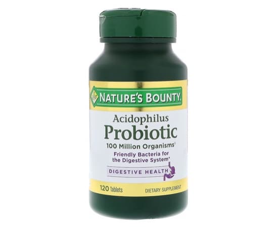 8. ยี่ห้อ Nature's Bounty Acidophilus Probiotic