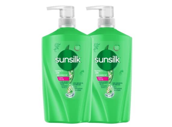9. ยี่ห้อ sunsilk healthier and long shampoo 