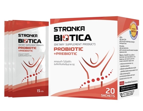 1. ยี่ห้อ BIOTICA STRONKA (Probiotic + Prebiotic)