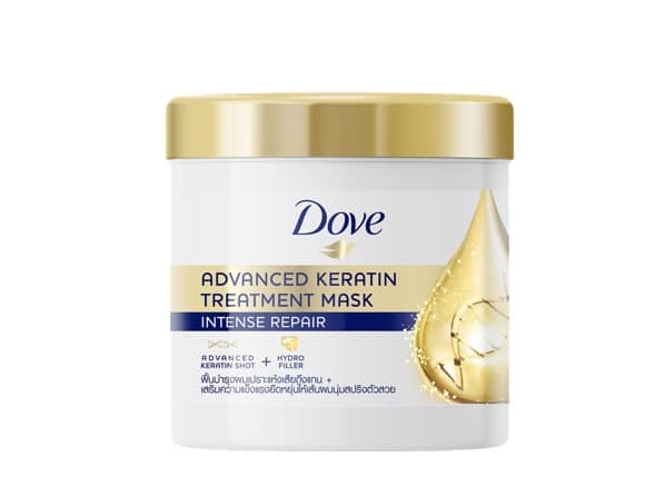5. ยี่ห้อ Dove Advance Keratin Treatment Mask Intense Repair