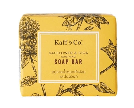 1. ยี่ห้อ Kaff & Co. Safflower & Cica Soothing Soap Bar