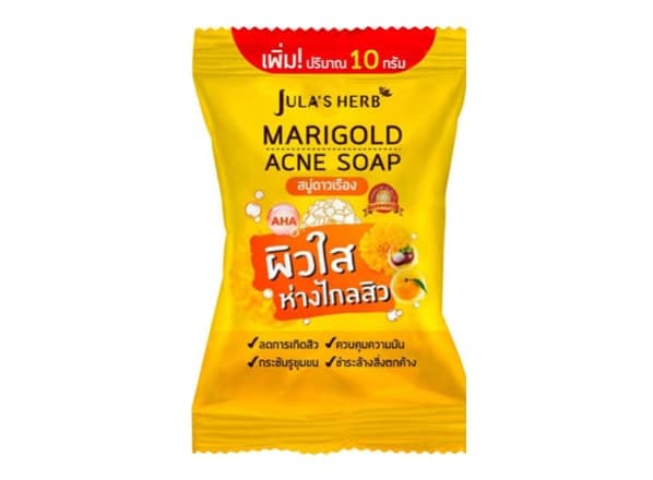 10. ยี่ห้อ Jula's Herb Marigold Acne Soap
