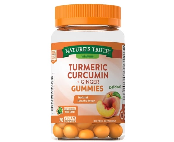 6. ยี่ห้อ Nature's Truth Turmeric Curcumin & Ginger Gummies