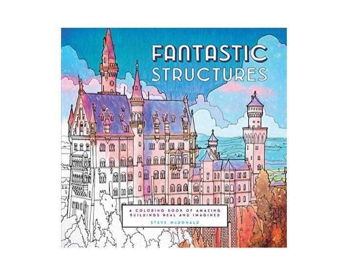 9. Fantastic Structure : A Coloring Book