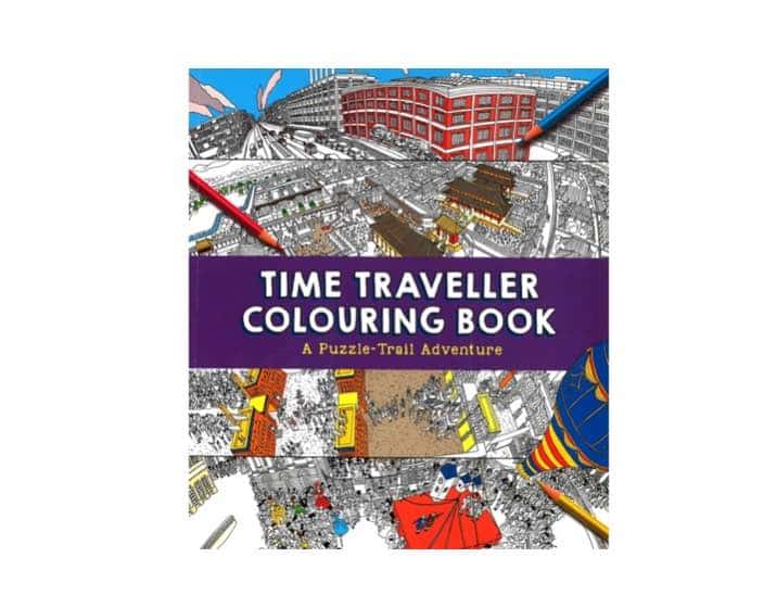 10. Time Traveller Colouring Book : A Puzzle – Trall Adventure