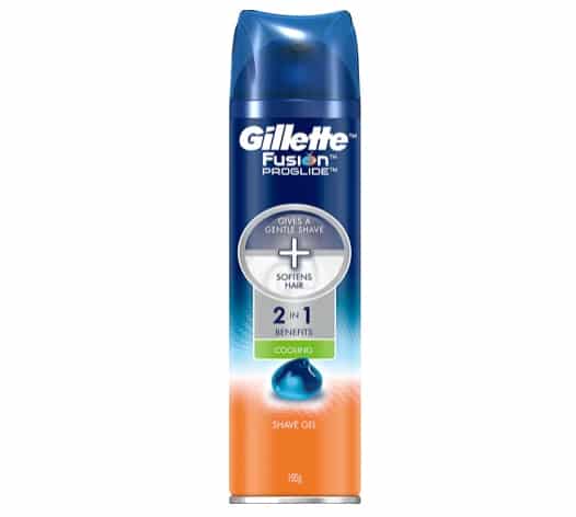 8. ยี่ห้อ Gillette Fusion Proglide Gel Shaving