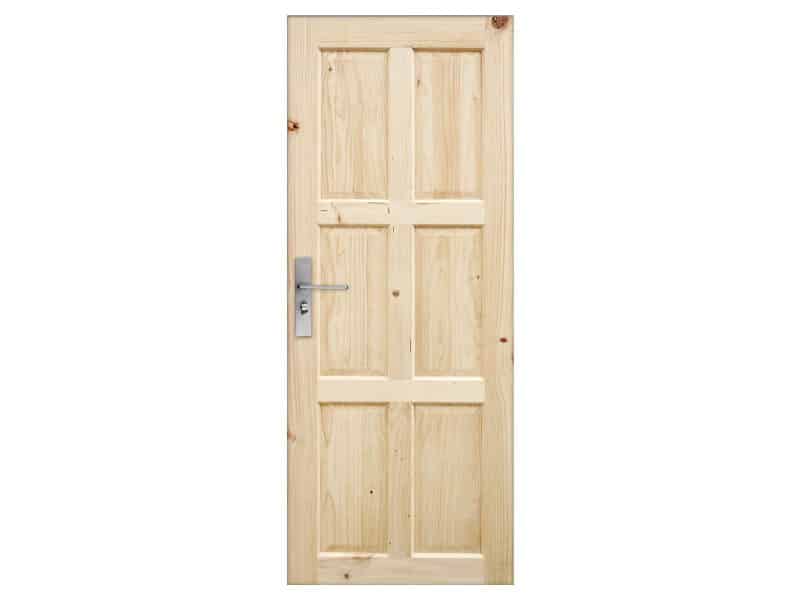 9. คลังวัสดุไม้ - ประตูไม้สน รุ่น KW – 031