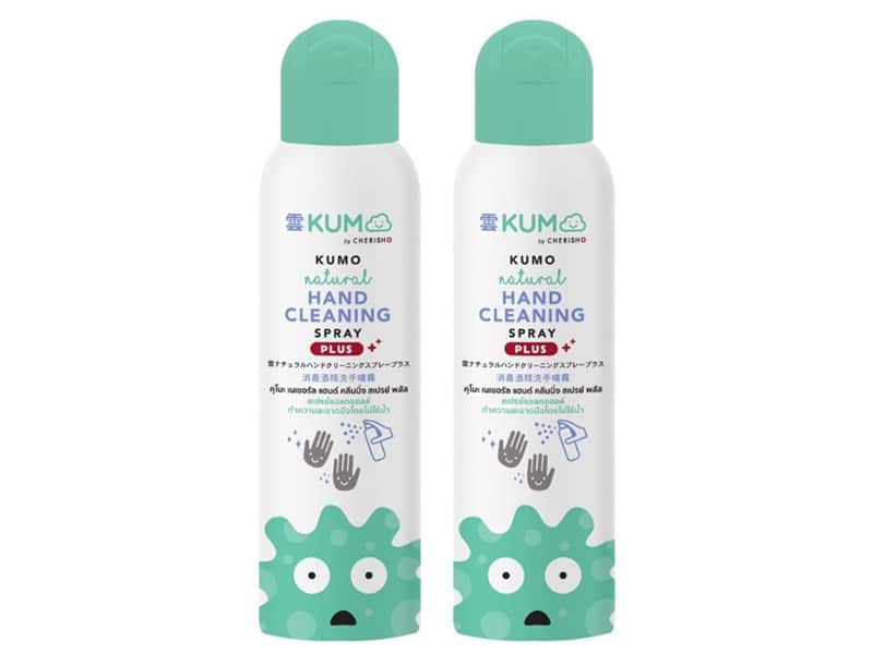 4. KUMO Natural Hand Cleaning Spray Plus