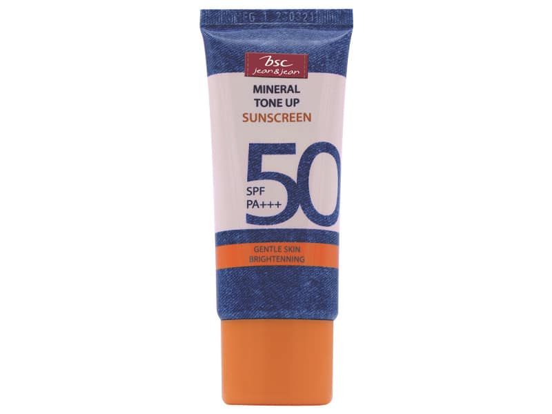 5. BSC JEANS MINERAL TONE UP SUNSCREEN SPF50 PA+++