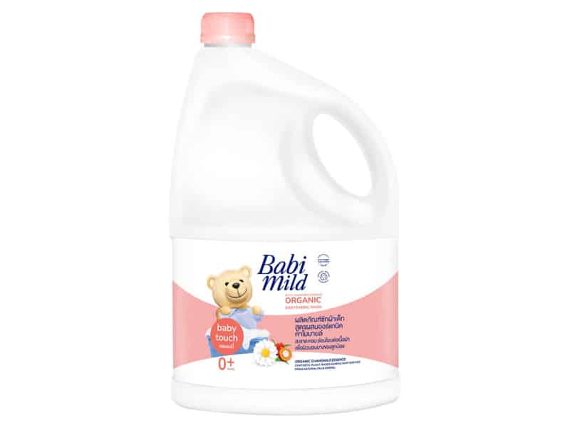 น้ำยาซักผ้าเบบี้มายด์ 1. Babi Mild Fabric Wash กลิ่น Baby Touch