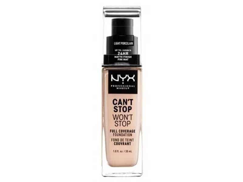 4. NYX Can’t Stop Won’t Stop Full Coverage Foundation
