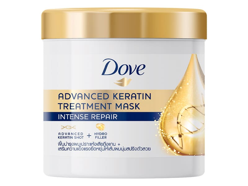 4. Dove advanced keratin treatment hair mask