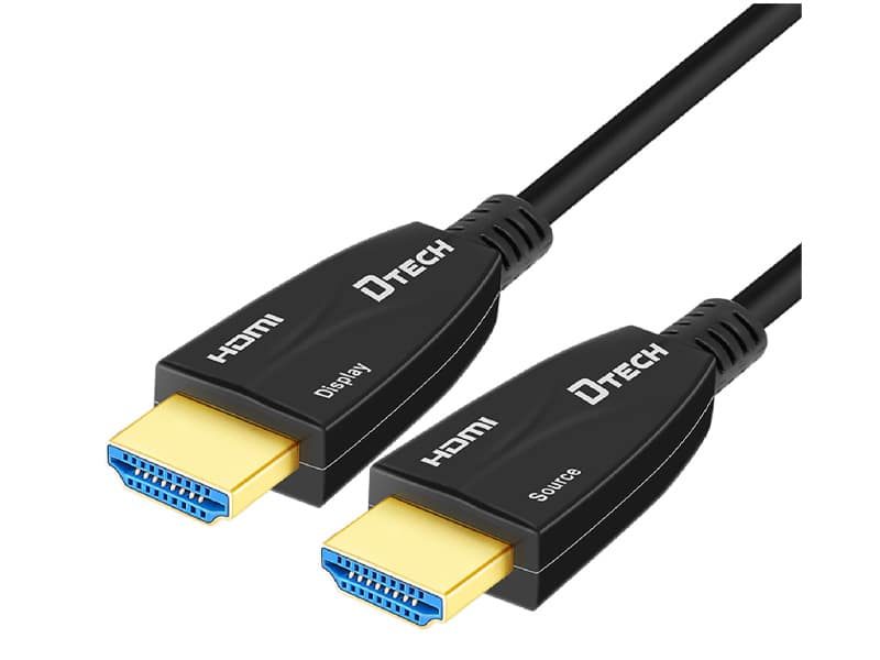 10. DTECH สาย HDMI รุ่น Fiber Optic