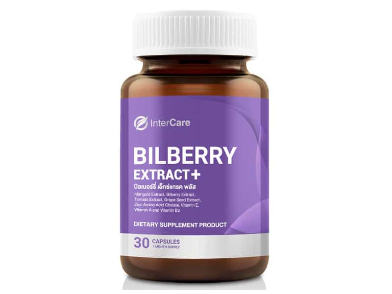 4. InterCare Bilberry extract plus
