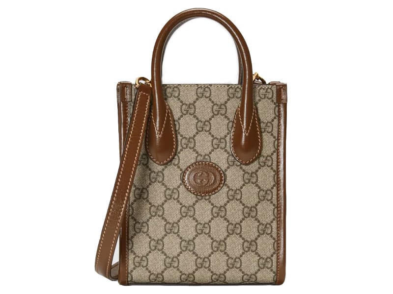 4. Gucci : Mini Tote Bag With Interlocking 