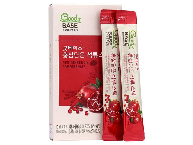 6. Good BASE - Pomegranate Korean Red Ginseng Health Drink Stick