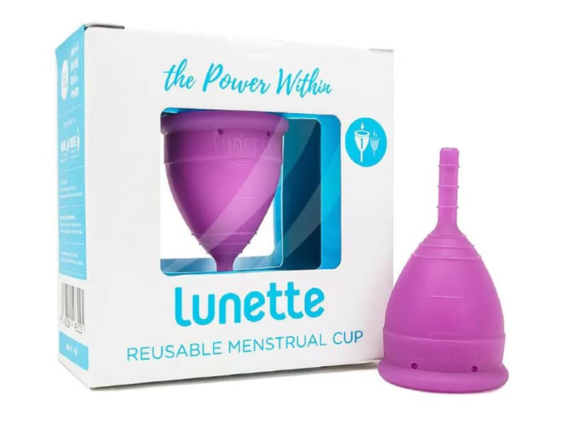 7. Lunette Menstrual Cup Violet