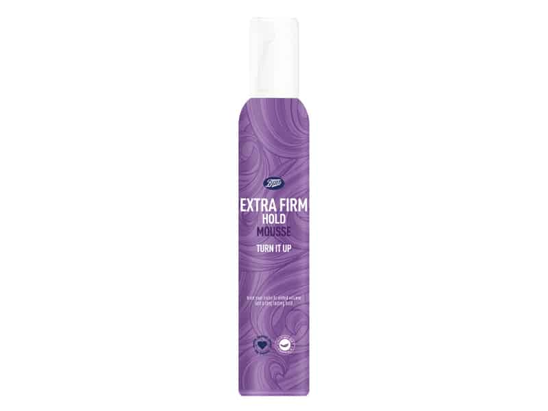 7. Boots Extra Firm Hold Mousse Turn It Up
