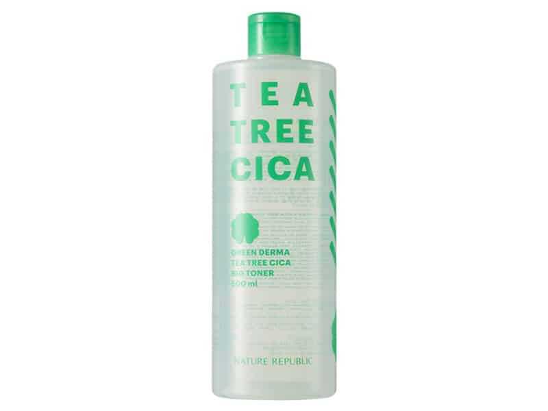 10. NATURE REPUBLIC GREEN DERMA TEA TREE CICA BIG TONER